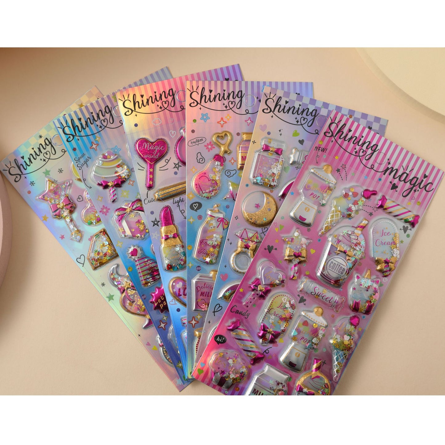 スイートピーチのポップアップステッカー