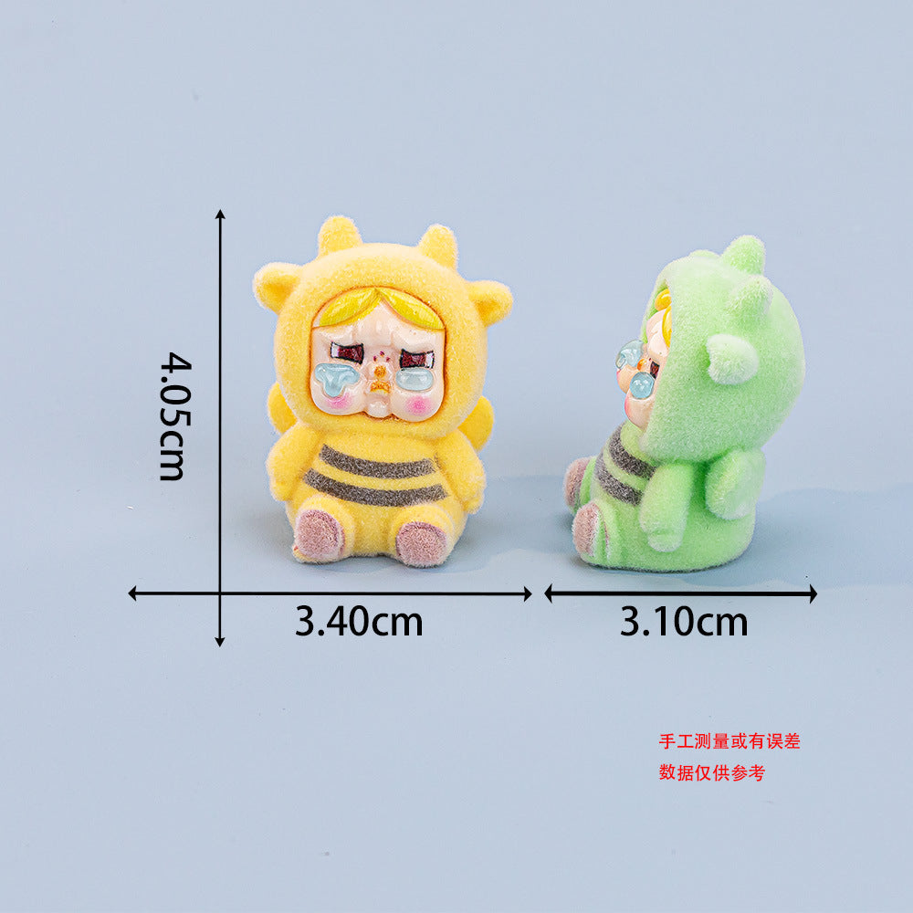 マジックバッグ---泣くベビービーミニデスクオーナメントサイズ4.05*3.4cm