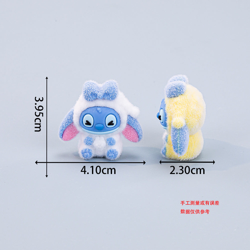 マジックバッグ---ボウステッチキーチェーンデスクオーナメントサイズ3.95*4.1cm