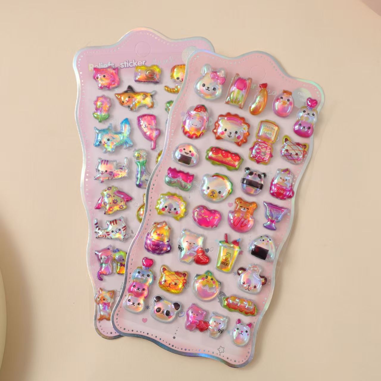 スイートピーチのポップアップステッカー