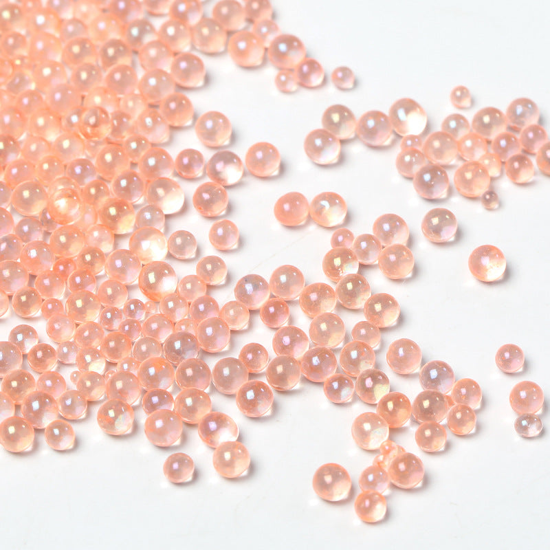 かわいい透明ビーズのハンドメイドアクセサリー＆キーホルダー