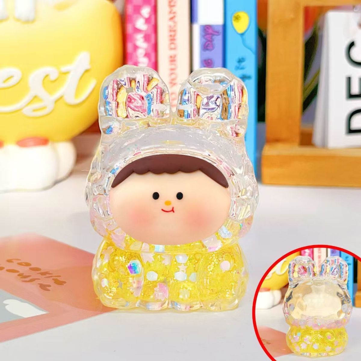 超巨大サンドアート リリスフィギュア 机の上オブジェ」